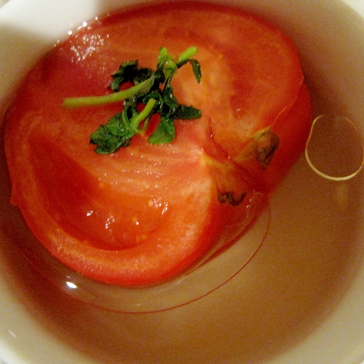 焼きトマトのスープ